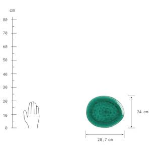 Assiette DE LA ROYA Céramique - Vert - Vert foncé