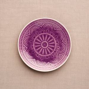 Assiettes SUMATRA (lot de 6) Céramique - Violet - Mauve