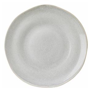 Assiettes plates MANOR - Lot de 4 Gris - Céramique - Hauteur : 4 cm