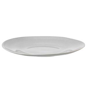 Assiettes plates MANOR - Lot de 4 Gris - Céramique - Hauteur : 4 cm