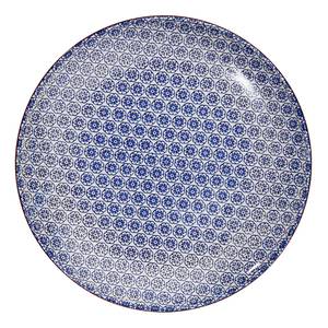 Assiettes RETRO I (lot de 6) Porcelaine - Bleu