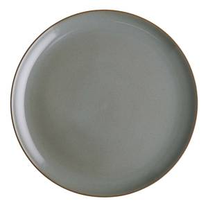 Dinnerteller NATIVE Keramik - Grau - Grau