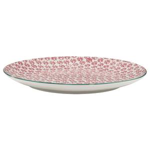 Assiettes RETRO IV (lot de 6) Porcelaine - Rouge