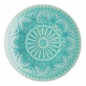 Assiette SUMATRA I Céramique - Turquoise - Diamètre : 31 cm