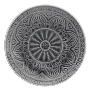 Teller SUMATRA II Keramik - Grau - Durchmesser: 21 cm