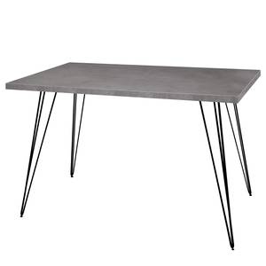 Table Napo Graphite - Largeur : 120 cm - Noir - En forme d'étoile