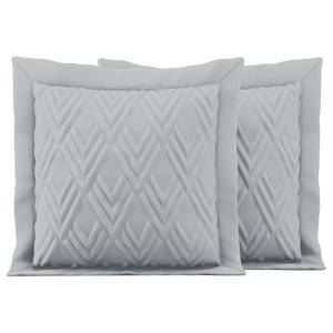 Kissenbezug Helia (2er-Set) Polyester - Silber - 45 x 45 cm