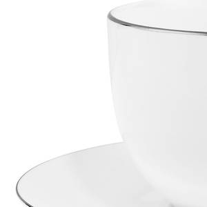 Kaffeetasse SILVER LINING Porzellan - Weiß