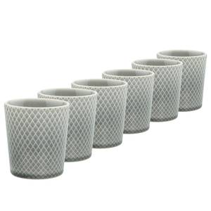 Teetassen-Set HANAMI (6er-Set) Keramik - Grau