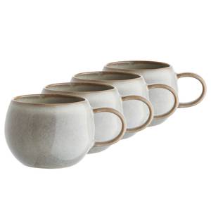 Tasses COTTAGE B - 4 éléments Céramique - Gris basalte