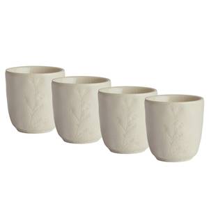 Espressotassen-Set FLEUR II (4er-Set) Keramik - Beige