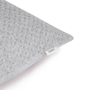 Housse de coussin Harp Structure Polyester - Gris clair - 45 x 45 cm