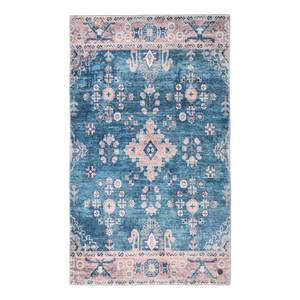 Badmat Oriental One polyester - turquoise - 70 x 120 cm