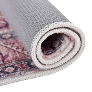 Badmat Oriental Four polyester - bessenkleurig - 70 x 120 cm