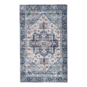 Badmat Oriental Two polyester - turquoise - 70 x 120 cm