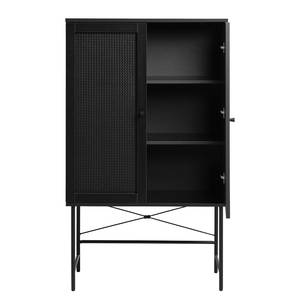 Highboard Palermo Metall - Schwarz