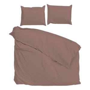 Parure de lit Satinado Satin de coton - Rose vieilli - 250 x 260 cm + 2 coussin 60 x 70 cm