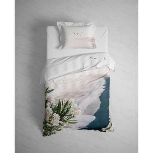 Parure réversible de lit Attis Satin de coton - Naturel - 140 x 260 cm + coussin 60 x 70 cm