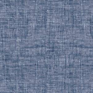 Parure de lit Lino Coton - Bleu - 250 x 260 cm + 2 coussin 60 x 70 cm