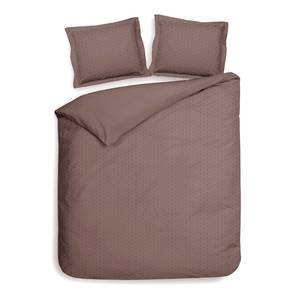 Beddengoed Punto katoensatijn - Oud pink - 240x260cm + 2 kussen 60x70cm