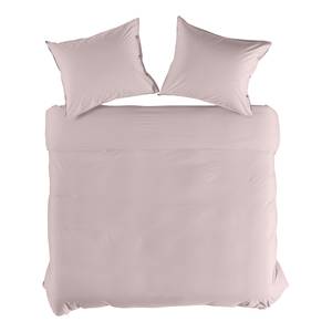 Beddengoed Percale katoen percal - Roze - 260x260cm + 2 kussen 60x70cm