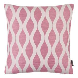 Housse de coussin Minella Coton / Viscose / Polyester / Lin - Rose foncé