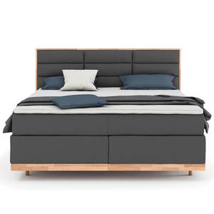 Boxspringbett Linea Steingrau - 180 x 200cm - H4