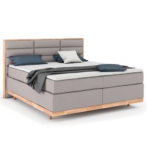 Boxspringbett Linea Platin - 180 x 200cm - Doppelmatratze H2/H3