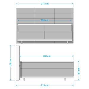 Boxspring Linea Modder - 200 x 200cm - Tweepersoonsmatras H3/H4