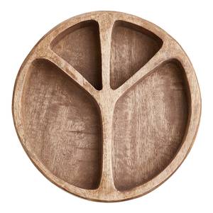 Coupelle PEACE Marron - Bois massif - Hauteur : 5 cm