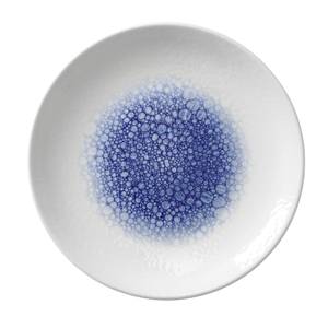 Speiseteller Serenity (6er-Set) Porzellan - Weiß / Blau