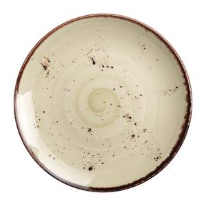 Assiettes plates Olive I (lot de 6) Porcelaine - Olive - Diamètre : 24 cm