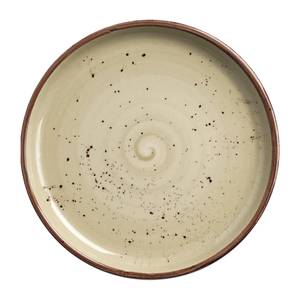 Dinerbord Olive II (set van 6) porselein - olijfkleurig - Diameter: 21 cm