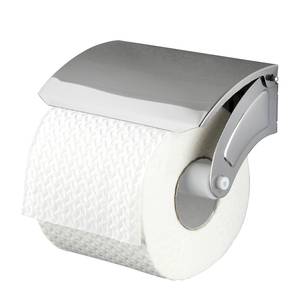 Toilettenpapierrollenhalter Basic Edelstahl - Silber