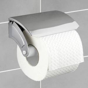 Toilettenpapierrollenhalter Basic Edelstahl - Silber