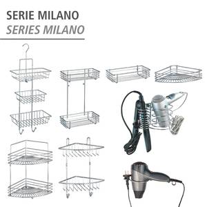 Mensola da doccia Milano Acciaio - Argento