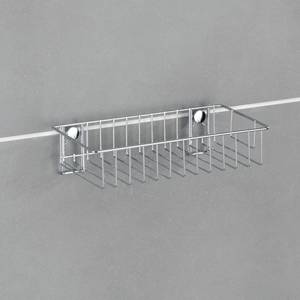 Mensola per doccia Classic Acciaio - Argento - Altezza: 6 cm