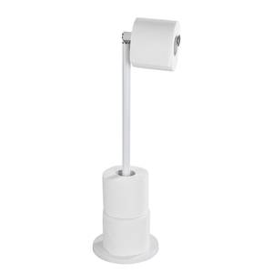 Porte papier toilette Cianorte Acier - Blanc