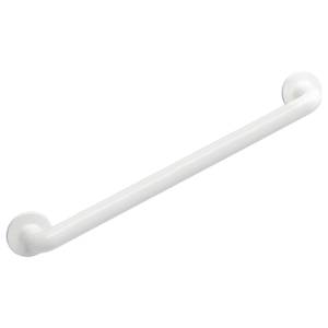 Barre d’appui Secura I Aluminium / Matière plastique - Chrome - Blanc - Largeur : 65 cm