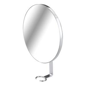Specchio con portarasoio Mera Acciaio inox - Color argento