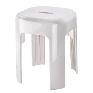 Tabouret de salle de bain Alaska 100 % polypropylène - Blanc