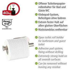 Turbo-Loc Toilettenpapierhalter Orea Edelstahl - Matt