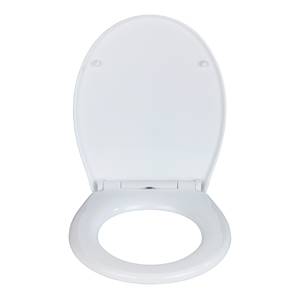 Siège WC premium Korfu Duroplast / Acier inoxydable - Blanc