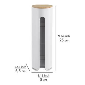 Distributeur de cotons Laresaer Polystyrène / Bambou - Blanc