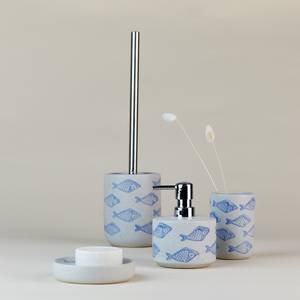 Seifenspender Aquamarin Keramik - Beige