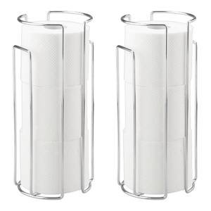 Porte papier toilette Chrom (lot de 2) Acier - Argenté