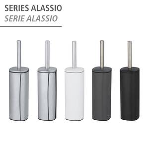 Wc-set Alassio roestvrij staal - Zwart