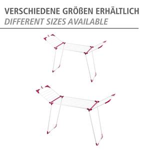 Wäschetrockner Summer Dry Metall / Polypropylen - Weiß - Breite: 153 cm