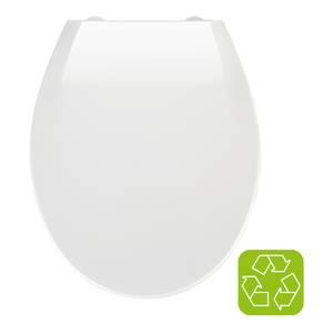 Siège WC premium Kos Duroplast / Acier inoxydable - Blanc