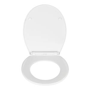 Premium wc-bril Kos thermoplast/roestvrij staal - Wit